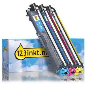 Toner 123inkt huismerk vervangt Brother TN-242CMY multipack