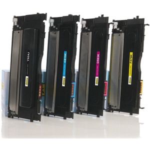 Toner Dell 1235cn aanbieding: 593-10493, 94, 95, 96 zwart + 3 kleuren (123inkt huismerk)