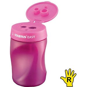 Stabilo Easy ergonomische puntenslijper roze (rechtshandig)