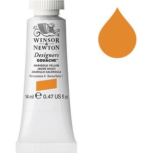 Winsor & Newton Designers gouache 384 marigold yellow (14 ml)