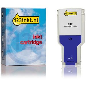 123inkt - Huismerk - Inktcartridge - Chromatic Blue - Inhoud 300ml