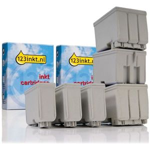 Epson aanbieding: 3 x T050 zwart + 3 x T052 kleur Inktcartridge (123inkt huismerk)