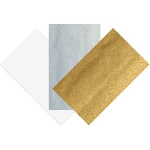 Folia zijdepapier 50 x 70 gold and silver set (3 stuks)