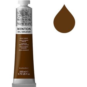 Winsor & Newton Winton olieverf 076 burnt umber (200ml)