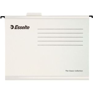 Esselte Classic versterkte hangmap - voor A4, wit (25 stuks)