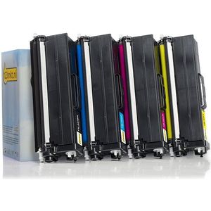 Toner Aanbieding: 123inkt huismerk vervangt Brother TN-421 BK / C / M / Y zwart + 3 kleuren