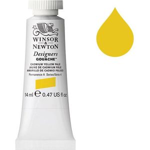 Winsor & Newton Designers gouache 118 cadmium yellow pale (14 ml)