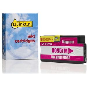 123inkt huismerk vervangt HP 951 (CN051AE) inktcartridge magenta