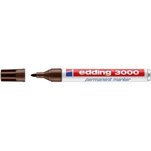 Edding 3000 permanent marker donkerbruin (1,5 - 3 mm rond)