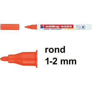 Edding 4085 krijtstift neon-oranje (1 - 2 mm rond)