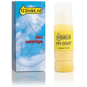 Canon PFI-050Y inktcartridge geel (123inkt huismerk)