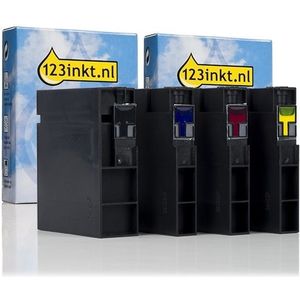 Canon aanbieding: 1 x PGI-2500 serie zwart + 3 kleuren Inktcartridge (123inkt huismerk)