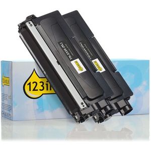 123inkt huismerk vervangt Brother TN-2320 toner zwart extra hoge capaciteit dubbelpak