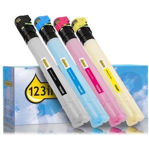 Toner Konica Minolta aanbieding: TN-328K, TN-328C, TN-328M, TN-328Y zwart + 3 kleuren (123inkt huismerk)