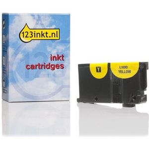 Lexmark Nr.100 (14N0902E) inktcartridge geel (123inkt huismerk)