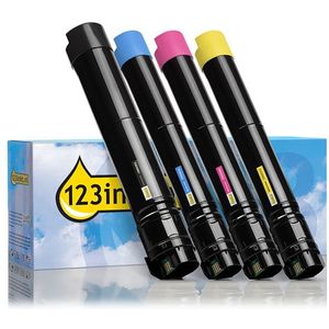 Toner Lexmark aanbieding: C950X2KG, CG, MG, YG zwart + 3 kleuren (123inkt huismerk)