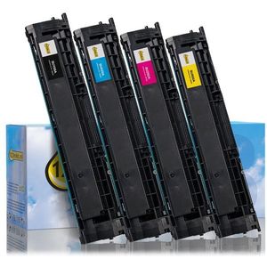 Toner Aanbieding: 123inkt huismerk vervangt HP SU158A (CLT-K504S) zwart + 3 kleuren