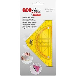 Aristo geoflex geodriehoek flexibel neon-oranje (16 cm)
