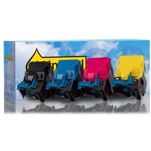 Toner Develop aanbieding: TNP-50K, TNP-50C, TNP-50M, TNP-50Y zwart + 3 kleuren (123inkt huismerk)