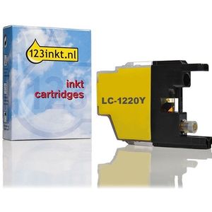 123inkt huismerk vervangt Brother LC-1220Y inktcartridge geel