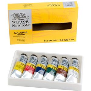 Winsor & Newton Galeria acrylverf tubes 60 ml (6 stuks)