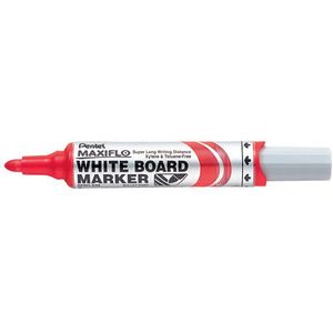 Pentel Maxiflo whiteboard marker rood (3 mm rond)