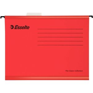 Esselte Classic versterkte hangmap - voor A4, rood (25 stuks)