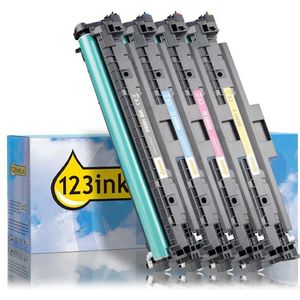 Toner Canon aanbieding: 069H BK, C, M, Y zwart + 3 kleuren (123inkt huismerk)