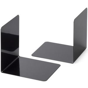 Maul metalen boekensteunen zwart 14 x 14 x 12 cm (2 stuks)