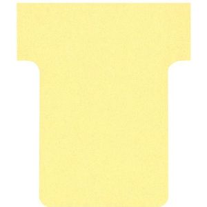 Nobo T-kaarten geel maat 1,5 (100 stuks)