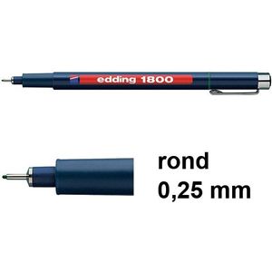 Edding 1800 profipen groen (0,25 mm)