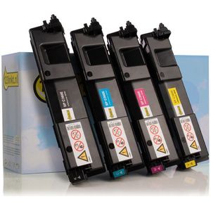 Toner Ricoh type SP C360E aanbieding: zwart + 3 kleuren (123inkt huismerk)