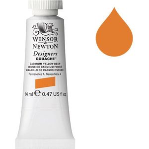 Winsor & Newton Designers gouache 111 cadmium yellow deep (14 ml)