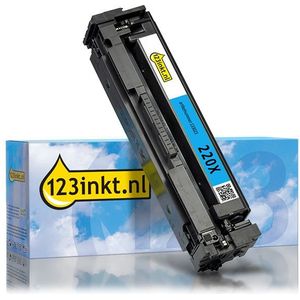 123inkt huismerk vervangt HP 220X (W2201X) toner cyaan hoge capaciteit