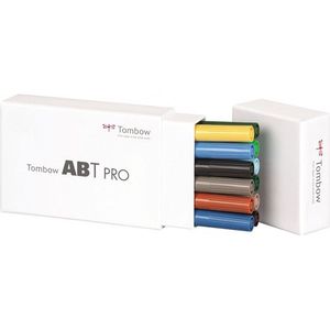 Tombow alcohol-based ABT marker set landscape kleuren (12 stuks)