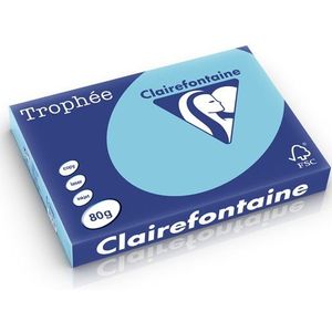 Clairefontaine gekleurd papier helblauw 80 grams A3 (500 vel)