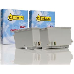 Combinatie aanbieding: Kodak 10XL zwart + kleur Inktcartridge (123inkt huismerk)