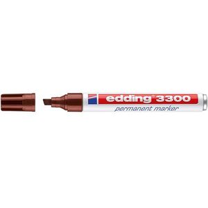 Edding 3300 permanent marker bruin (1 - 5 mm beitel)