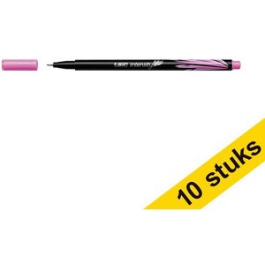 Aanbieding: 10x BIC Intensity fineliner roze