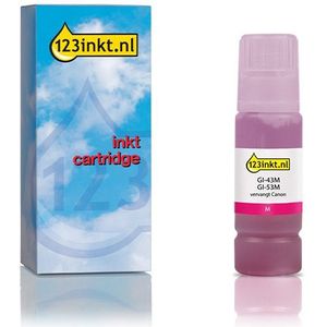 Canon GI-43M inktfles magenta (123inkt huismerk)