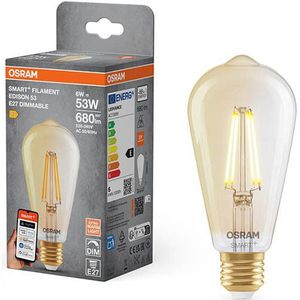Osram - Smart Lamp - Goud - E27 - Edison ST64 - 2400K - WiFi - 6W