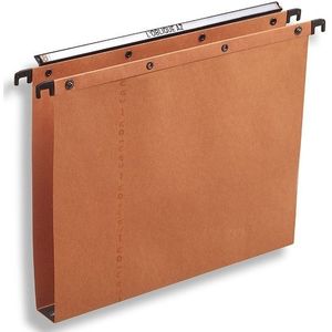 Elba AZO Ultimate hangmappen Folio - 365 mm met 30 mm bodem oranje (25 stuks)