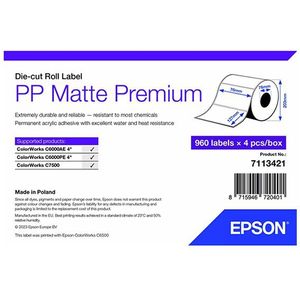 Epson 7113421 PP matte label 76 x 127 mm (origineel)
