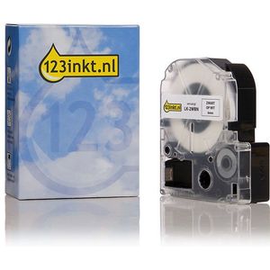 Epson LK-2WBN tape zwart op wit 6 mm (123inkt huismerk)