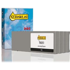 Epson aanbieding: T605-serie (zwart + 3 kleuren) 123inkt huismerk