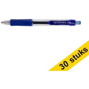 Aanbieding: 30x 123inkt gelpen blauw