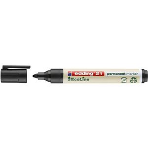 Edding EcoLine 21 permanent marker zwart (1,5 - 3 mm rond)