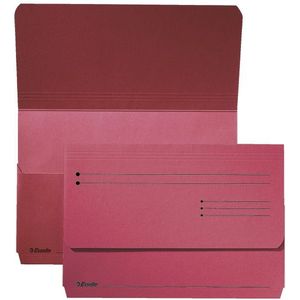Esselte Pocket-File kartonnen dossiermappen rood (25 stuks)
