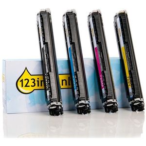 Toner Canon aanbieding: 729BK, 729C, 729M, 729Y zwart + 3 kleuren (123inkt huismerk)