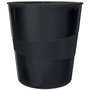 Leitz Recycle Prullenbak - 15 liter - 98% Gerecycled Plastic - Zwart